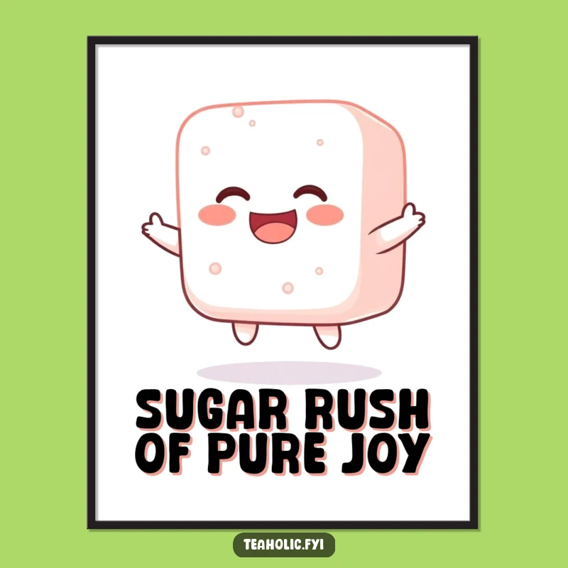 Free Printable Happy Sugar Cube Wall Art: Funny Downloadable Decor for Sweet Spaces