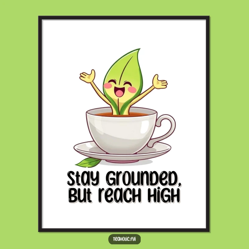 Free Printable Tea Leaf Wall Art: Joyful Leap Downloadable Art