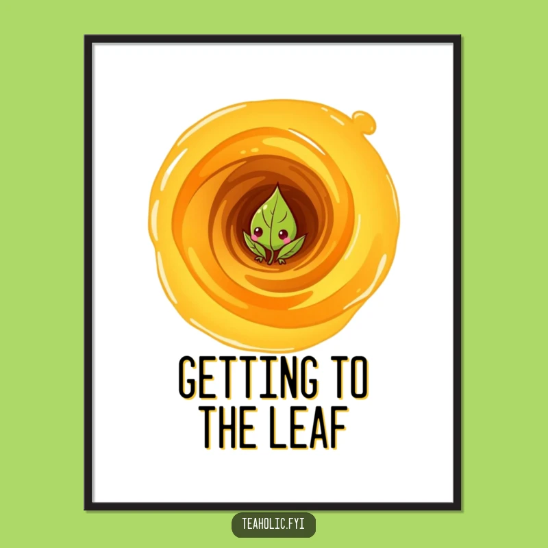Funny Free Printable Wall Art: Tea Leaf Vortex Mystery Downloadable Art