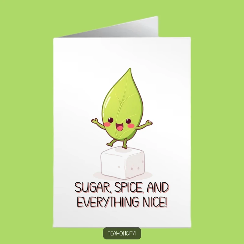 Free Printable Birthday Card: Happy Tea Leaf Bouncing, Hilarious Downloadable Gift