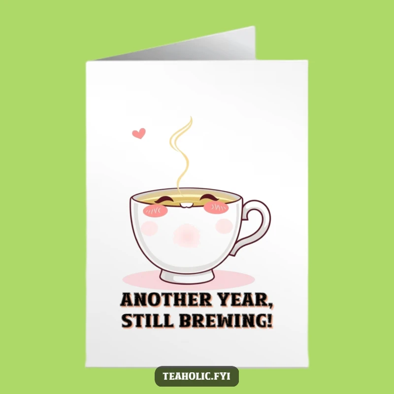 Sweet Teacup Free Printable Birthday Card: Sipping Joy Downloadable Gift