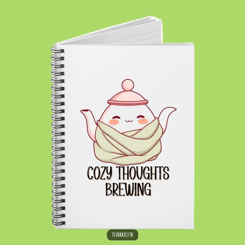Funny Cozy Teapot Notebook: Journal Your Warmest Thoughts, Perfect Funny Gift
