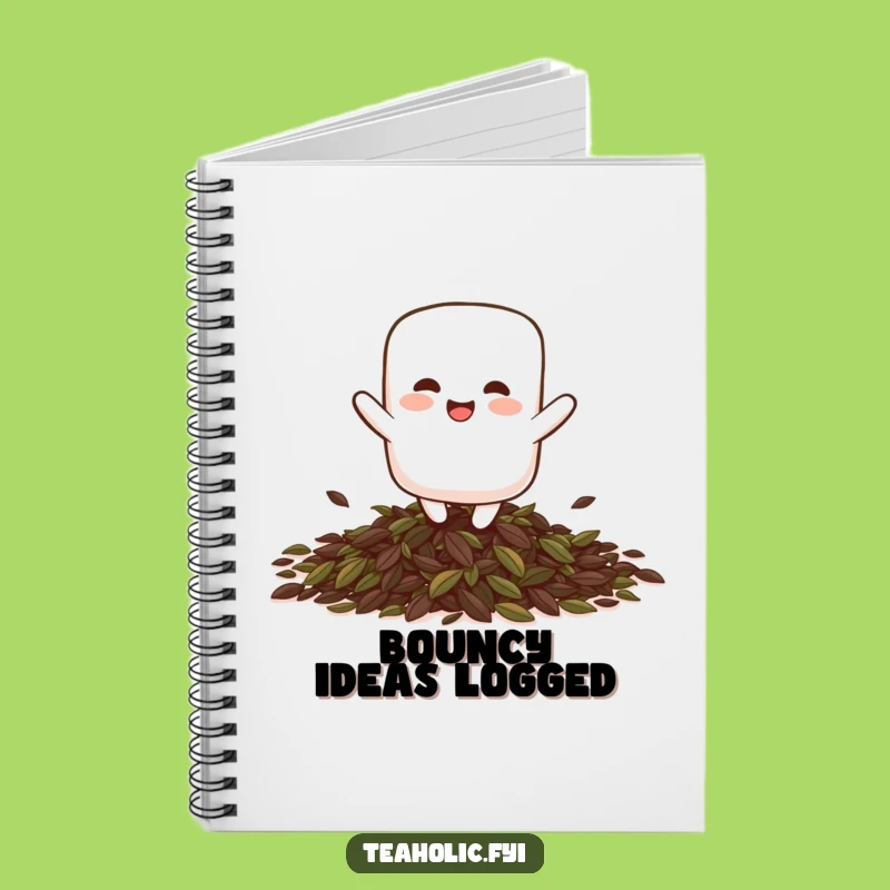 Funny Giggling Marshmallow Bounce Notebook: Jot Down Sweet Ideas