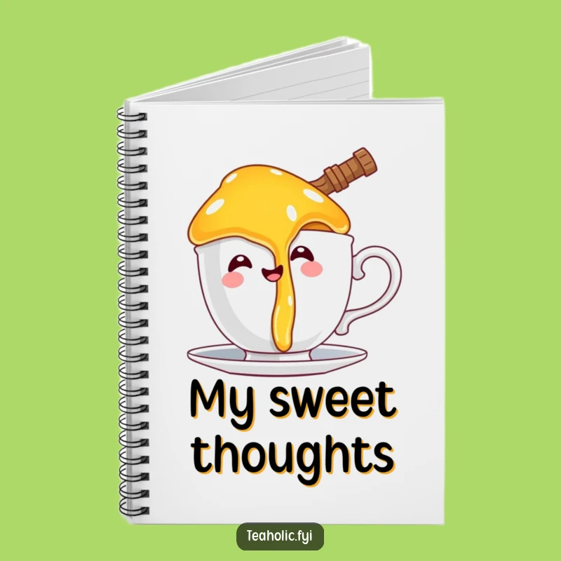 Funny Honey Pot Dripping Notebook: Jot Down Sweet Ideas with Sticky Charm