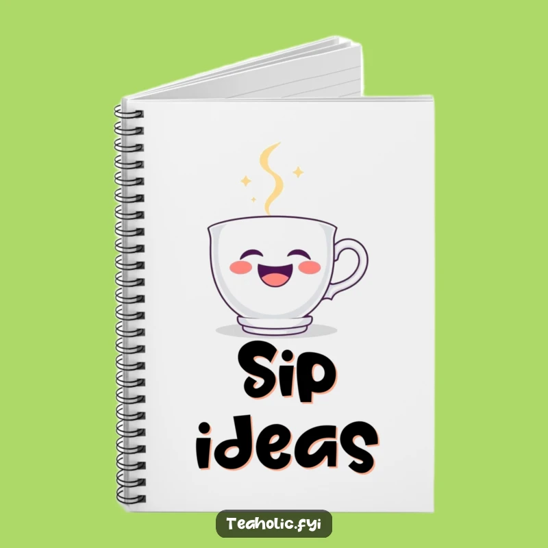 Funny Laughing Teacup Notebook: Happy Steam Journal, Ideal Funny Gift!