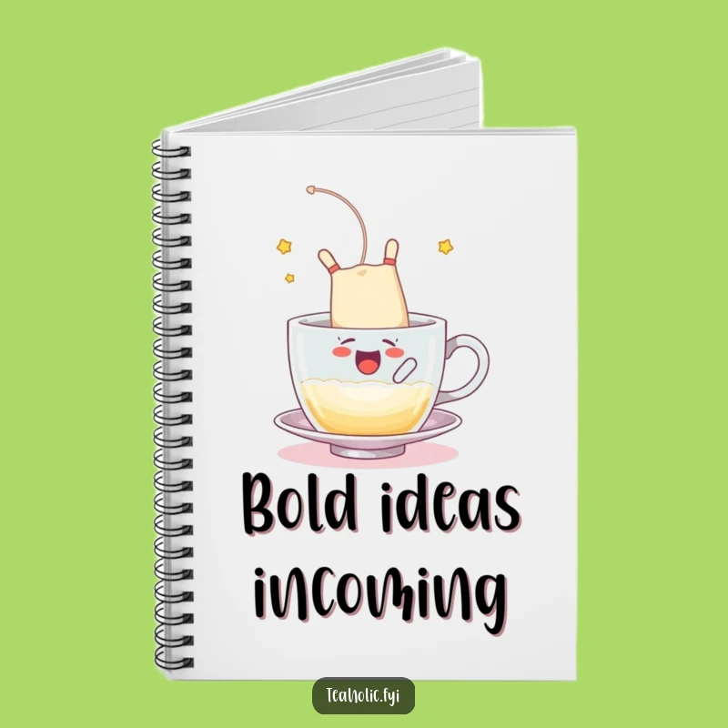 Funny Notebook - Tea Bag Somersault Journal Gift