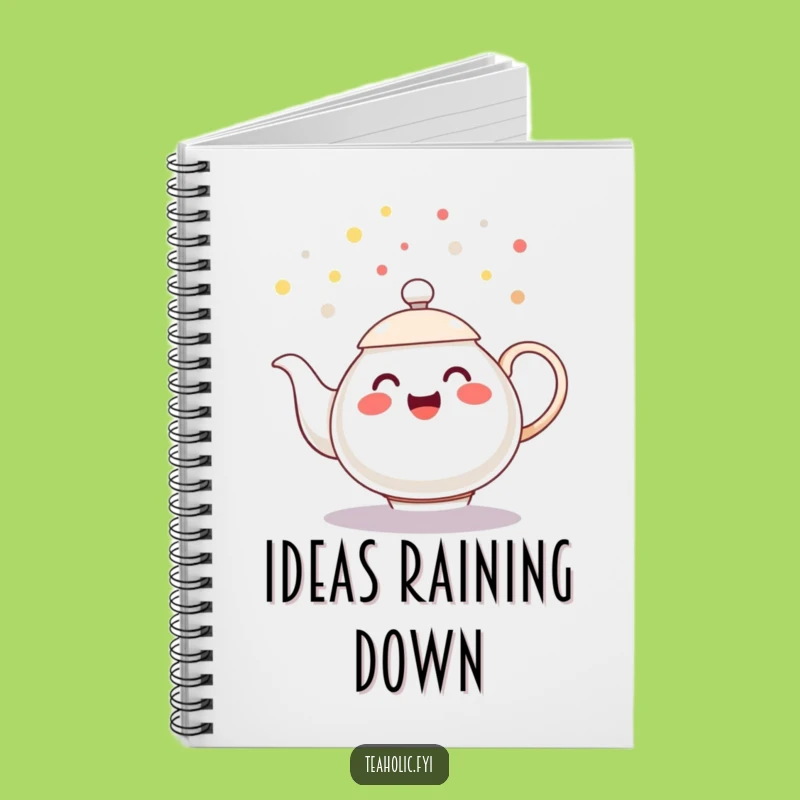 Funny Notebook - Teapot Confetti Journal Gift