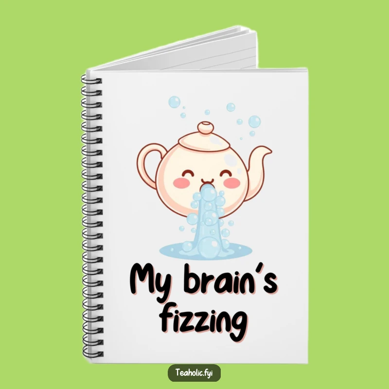Funny Teapot Bubbles Notebook: Jot Down Ideas with Bubbly Flair