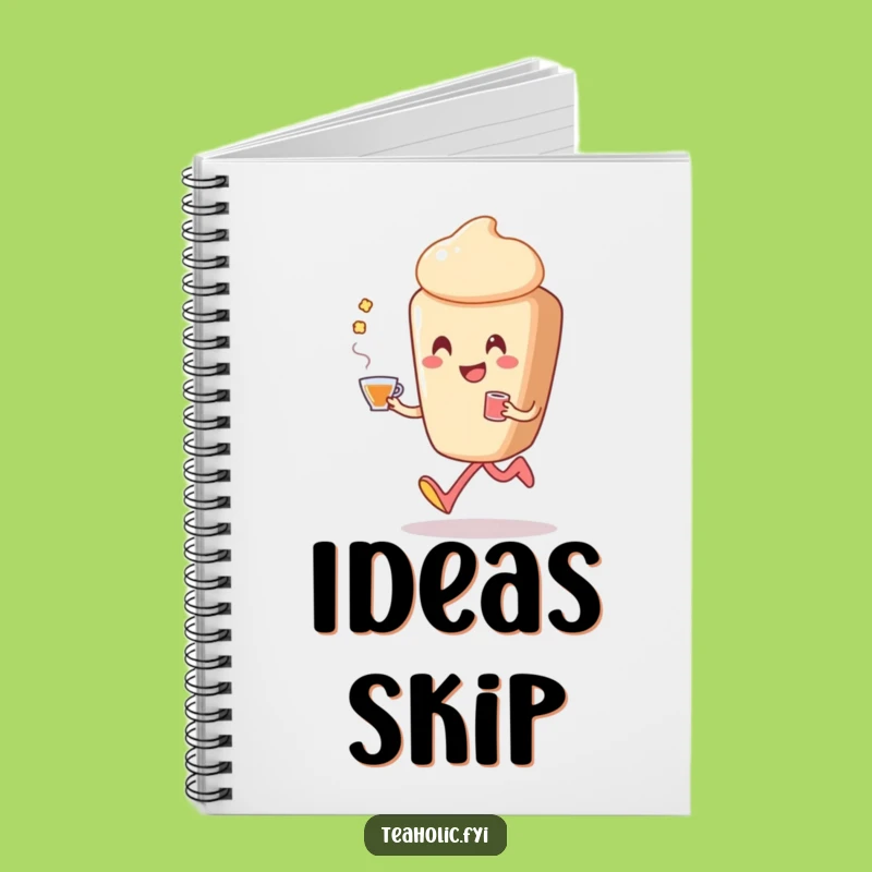 Funny Pastry Skip Notebook: Happy Tea Journal, Ideal Funny Gift!