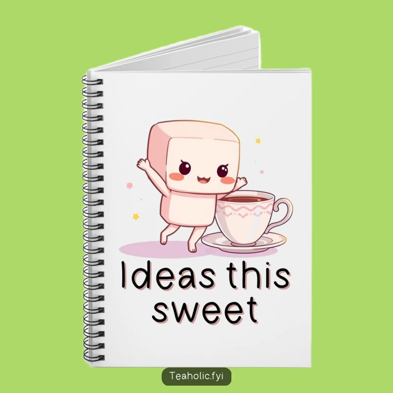 Funny Sugar Cube Notebook: Jot Down Sweet Ideas, Perfect Funny Gift