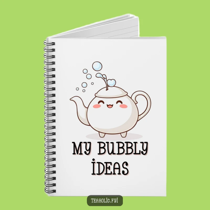 Funny Teapot Bubble Bath Notebook: Jot Down Ideas with Laughs