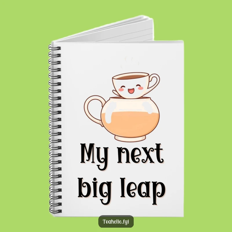Funny Teacup Jumps Notebook: Capture Your Adventures - Ideal Funny Gift