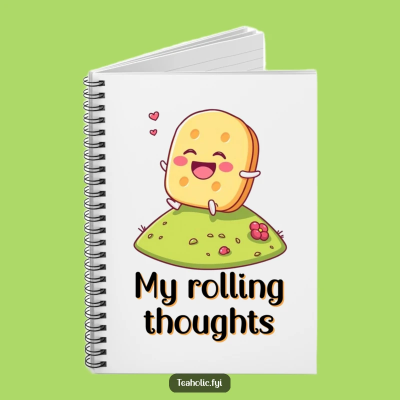 Funny Tea Biscuit Notebook: Laughing Roll Design for Hilarious Notes Gift