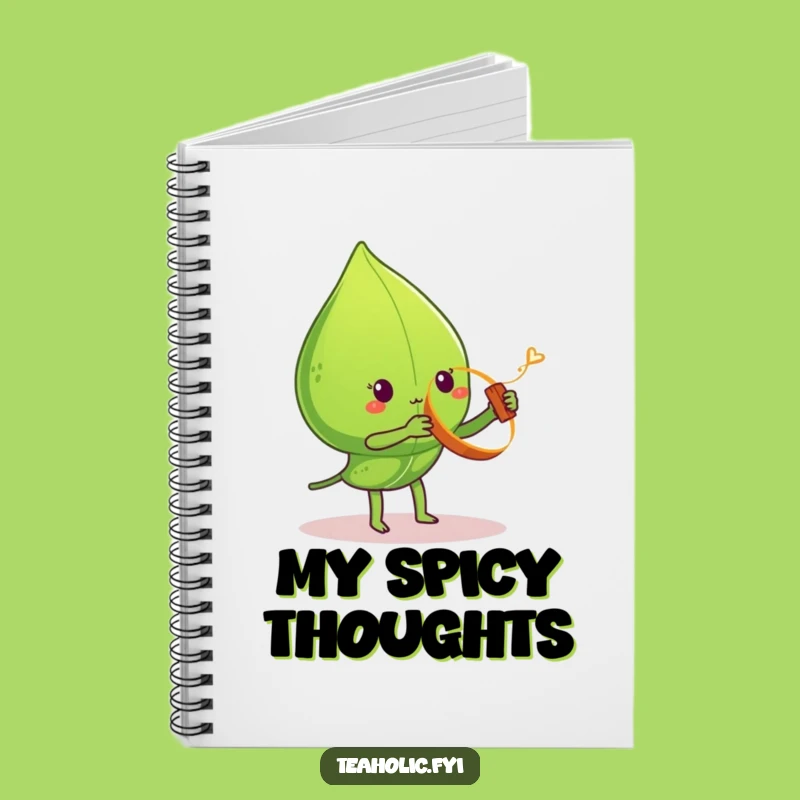 Funny Tea Leaf Cinnamon Yo-Yo Notebook: Jot Down Playful Ideas Funny Gift!