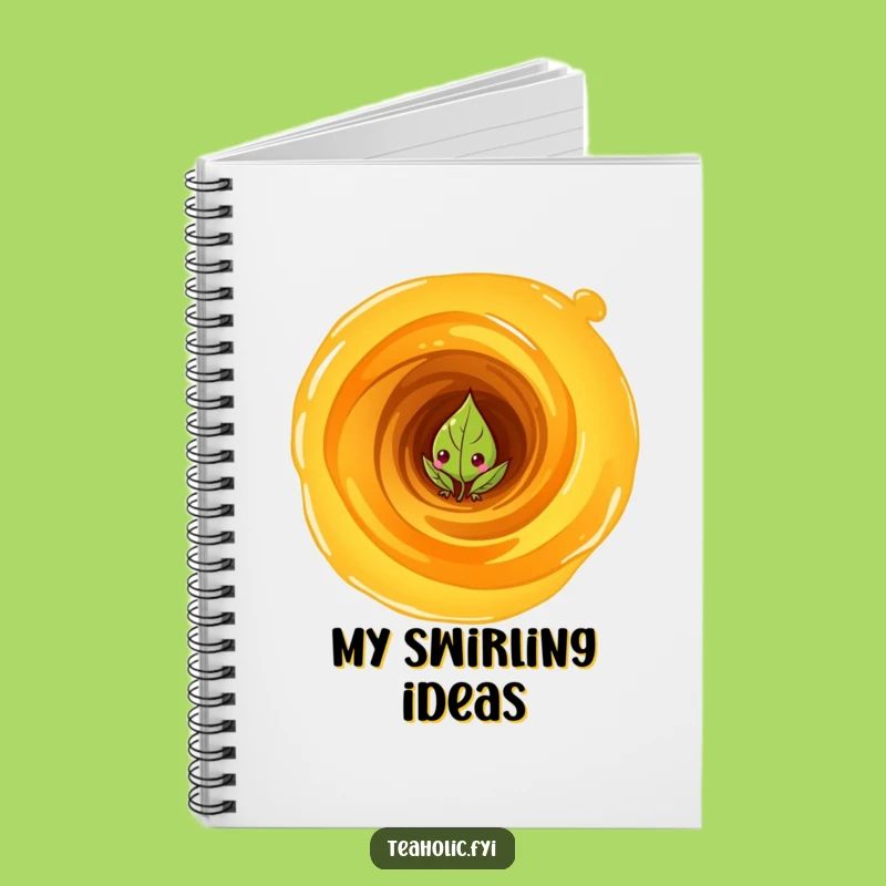 Funny Tea Leaf Vortex Notebook: Capture Mysterious Ideas
