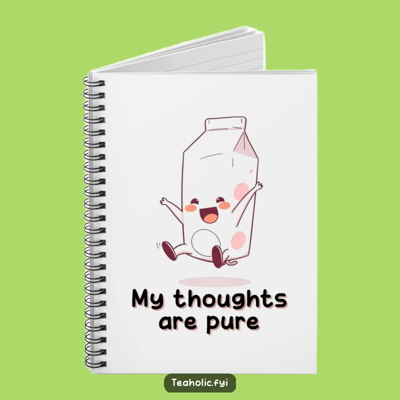 Funny Milk Carton Somersault Notebook: Jot Down Ideas with Cartoon Energy and Style