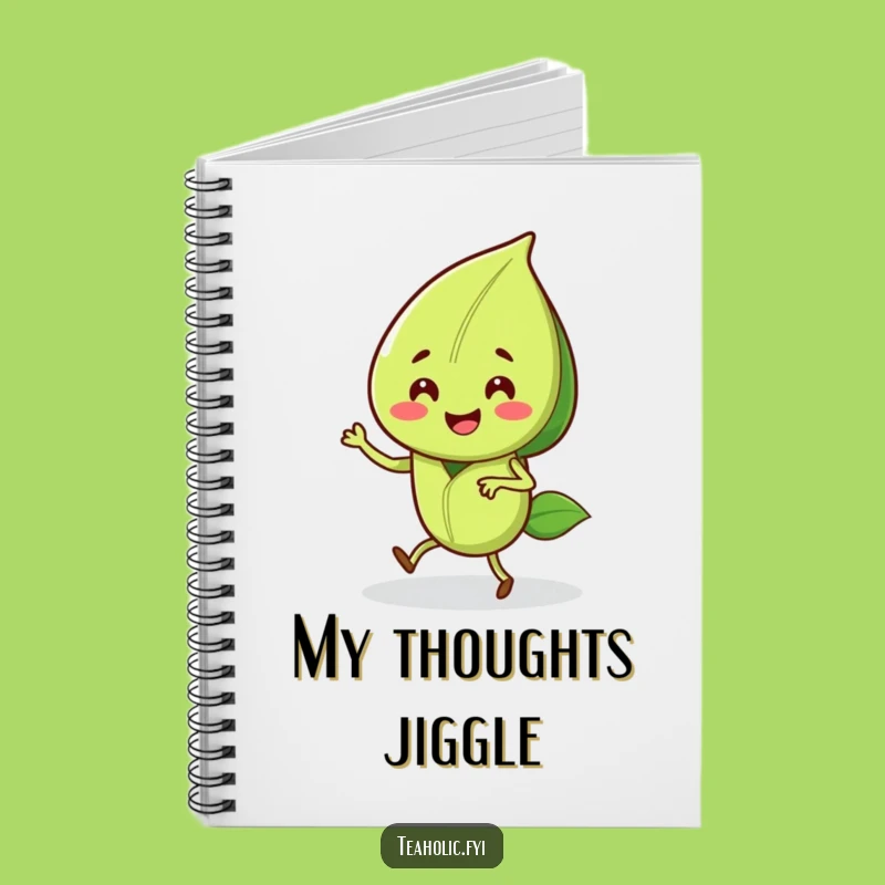 Funny Tea Leaf Jig Notebook: Jot Down Ideas with Dancing Flair