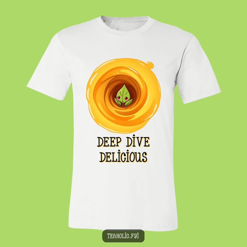 Funny Curious Tea Leaf Vortex T-Shirt: Embrace the Intrigue