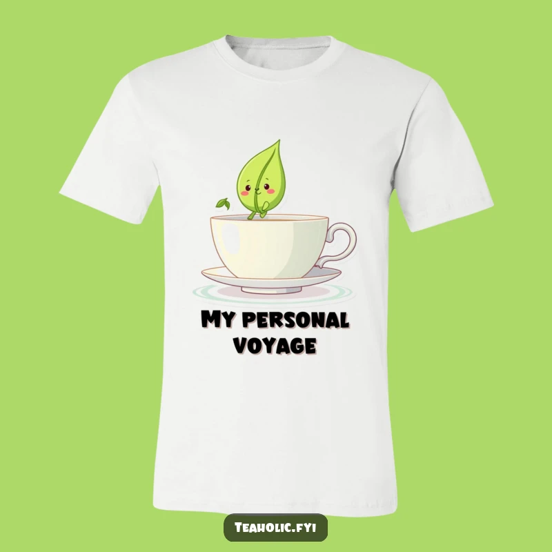 Funny Tea Leaf Shirt - Teacup Sailor Graphic Tee Gift