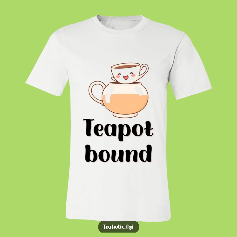 Funny Teacup Jumps T-Shirt: Wear Your Tea Excitement - Great Funny Gift