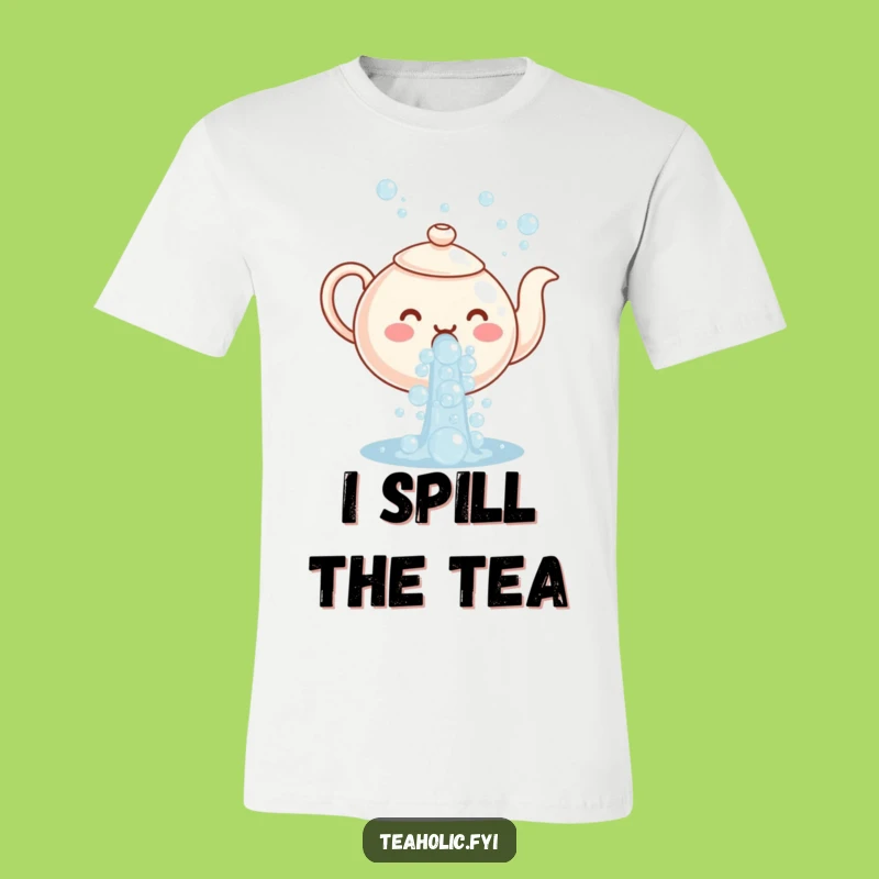 Funny Teapot Bubbles Shirt: Wear the Joy of a Bubbly Cascade