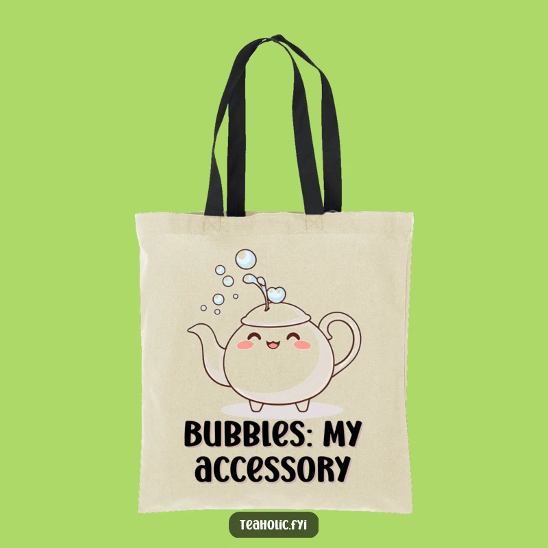 Funny Teapot Bubble Bath Tote Bag: Carry Your Laughs in Style