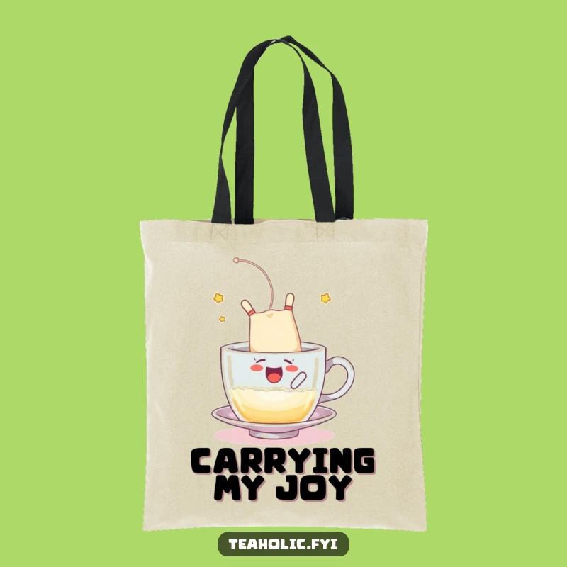 Funny Tote Bag - Tea Bag Somersault Carry-All Gift