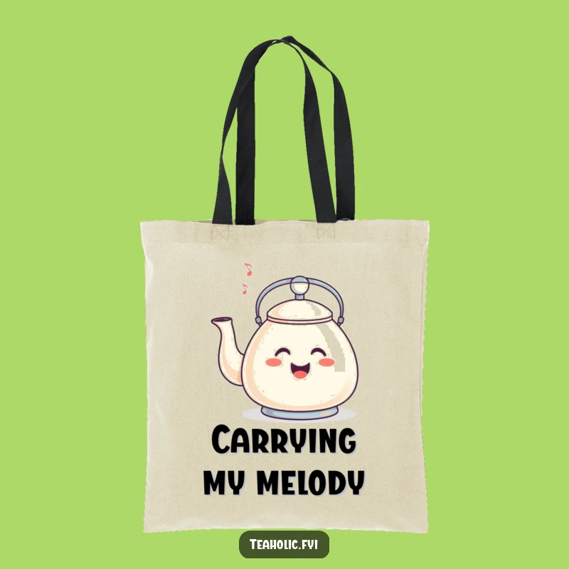 Funny Whistling Tea Kettle Tote Bag - Carry Your Happy Tunes
