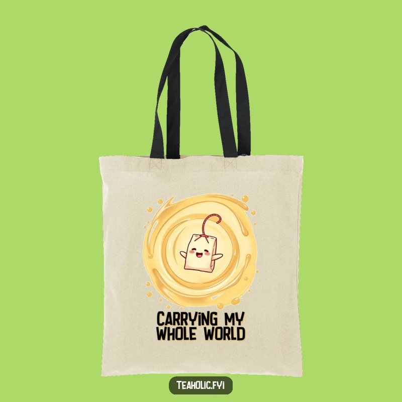 Funny Tote Bag - Tea Bag Vortex Carry-All Gift