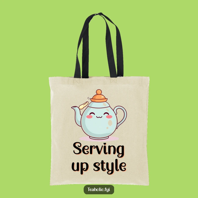 Funny Teapot Escort Tote: Carry Your Essentials with this Funny Gift