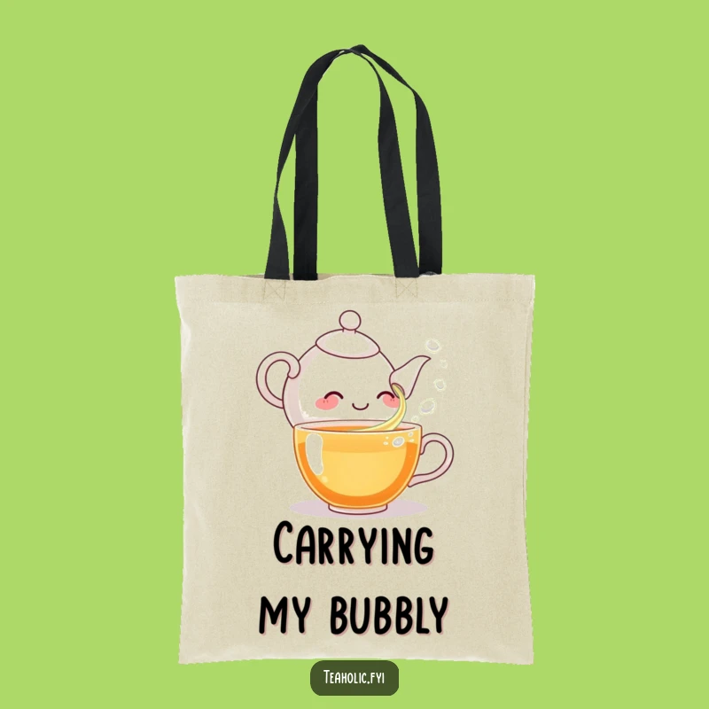 Funny Teapot Tote Bag: Carry Your Laughs - Ideal Funny Gift for Tea Fans