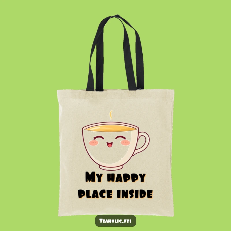 Funny Teacup Character Tote: Carry Your Day with Funny Style and Gifts